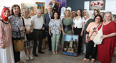 İZMEK kursiyerlerinden yıl sonu sergisi