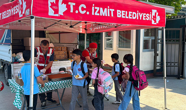 İzmit'te öğrencilere beslenme desteği sağlandı
