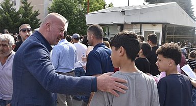 Karacabey’de LGS günü öğrencilere destek
