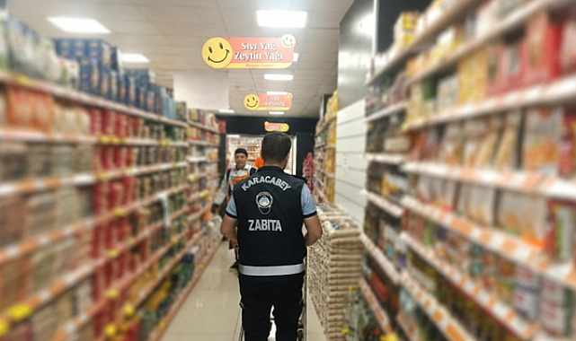 Karacabey’de marketlere zabıta denetimi gerçekleştirildi