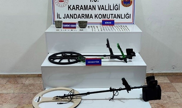 Karaman’da 39 aranan şahıs yakalandı, çok sayıda kaçak ve tarihi eser ele geçirildi