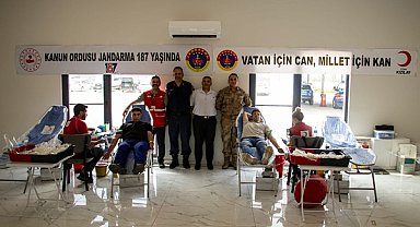 Karaman İl Jandarma Komutanlığı'ndan kan bağışı kampanyası