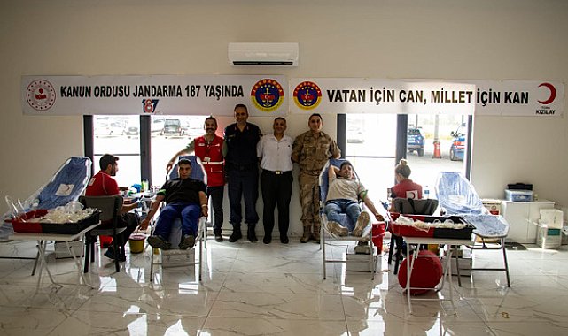 Karaman İl Jandarma Komutanlığı'ndan kan bağışı kampanyası