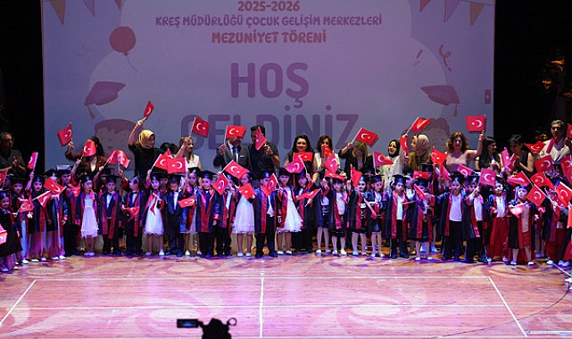 Kartal Belediyesi kreşlerinde mezuniyet töreni düzenlendi