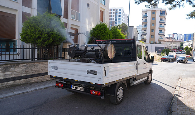 Kartal Belediyesi’nden uçkun ve larvaya karşı yazlık mücadele