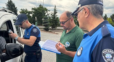 Kayseri'de hobi bahçelerinde denetim gerçekleşti