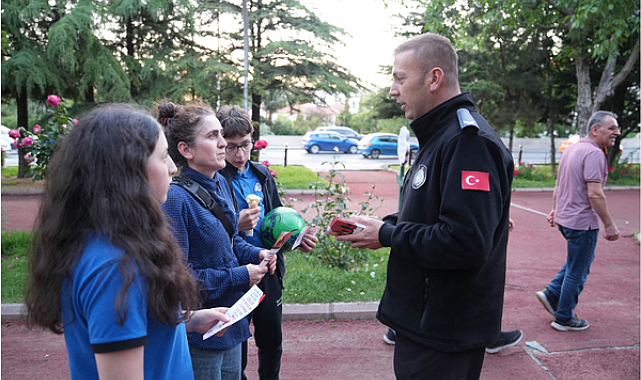 Keçiören Zabıtasından sahada güvenlik ve farkındalık çalışması