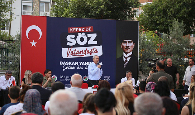 Kepez’de “Söz Vatandaşta” Buluşması: Talepler yerinde dinlendi