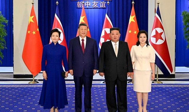 Kim Jong Un’dan Xi Jinping ve Peng Liyuan onurlarına akşam yemeği