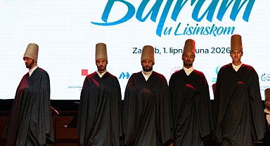 Konya Tasavvuf Musikisi ve Sema Topluluğu, Zagreb’de gösteri sundu