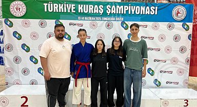 Kütahya Belediyespor Kulübü sporcusu Bengisu Bilge Yeşil, Türkiye ikincisi oldu