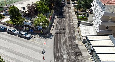 Maltepe'de ilçe genelinde bir asfalt serim ve onarım başladı