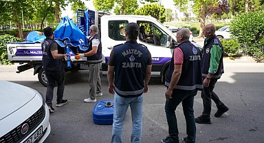 Maltepe’de kaldırım işgali denetimi