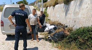 Marmaris’te Yol kenarına atık bırakanlara ceza uygulanacak