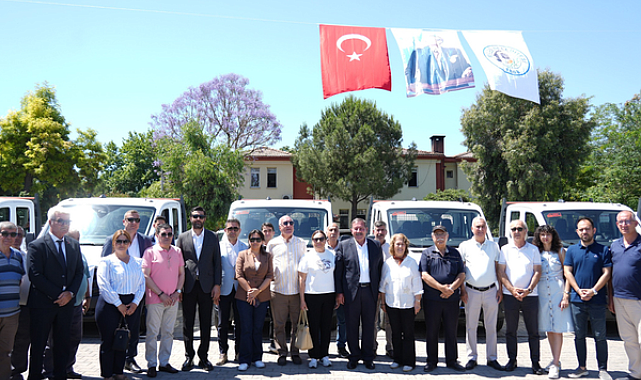 Milas Belediyesi araç filosuna 7 yeni araç eklendi