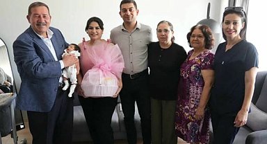 Milas’ta “Hoş Geldin Bebek” projesine Başkan Topuz’dan katılım