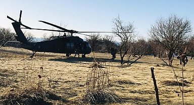 MSB: Kalp krizi geçiren vatandaş askeri helikopterle hastaneye ulaştırıldı