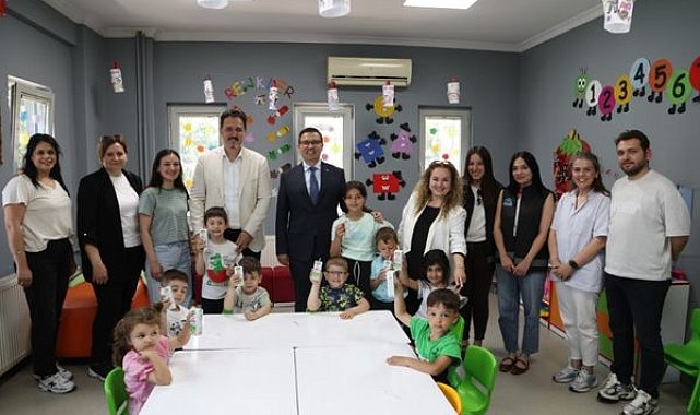 Nilüfer’de çocuklara süt desteği