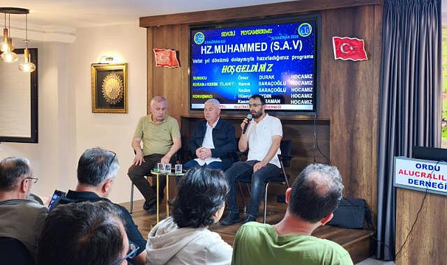 Ordu Alucralılar Derneği Peygamber Efendimiz'i Vefat Yıldönümünde Andı