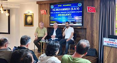 Ordu Alucralılar Derneği Peygamber Efendimiz'i Vefat Yıldönümünde Andı