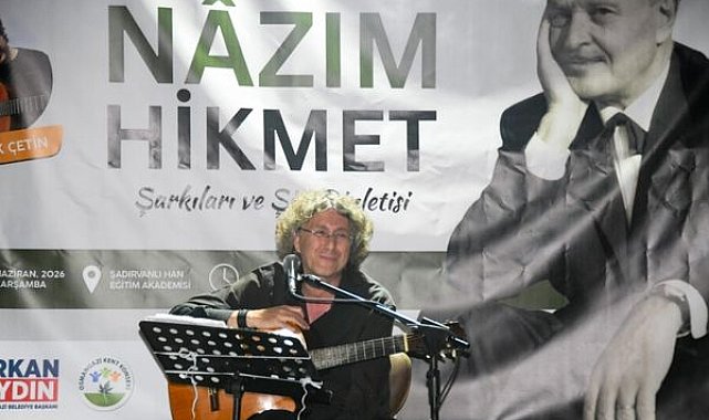 Osmangazi’de Nazım Hikmet şiir ve şarkılarla anıldı
