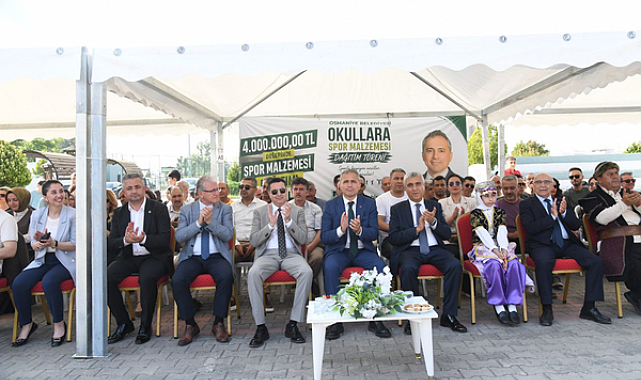 Osmaniye'de 113 okula 4 milyonluk spor malzemesi desteği