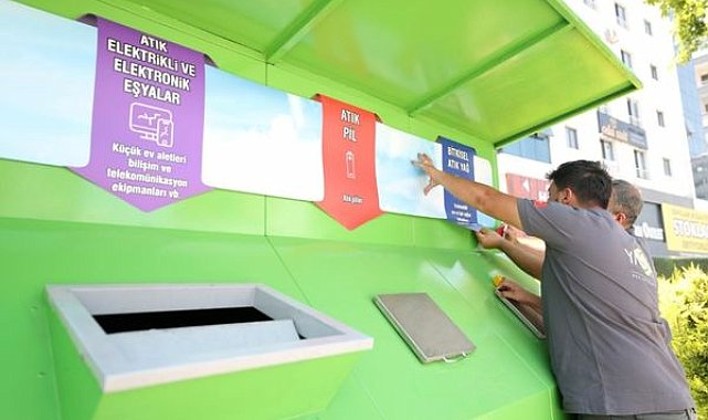 Pamukkale Belediyesi, mobil atık getirme merkezlerini yeniliyor