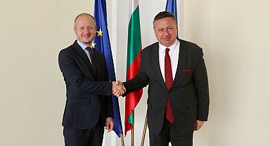 Polendakov, Gürcistan'ın Bulgaristan Büyükelçisi Hamashuridze ile görüştü