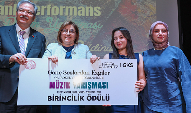 Sanat yarışmalarında dereceye giren öğrenciler ödüllendirildi