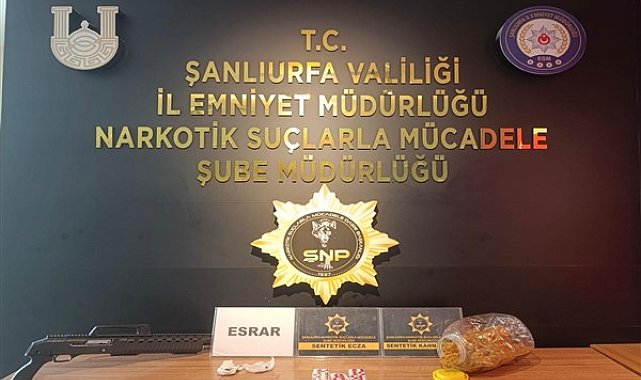 Şanlıurfa’da uyuşturucu operasyonu