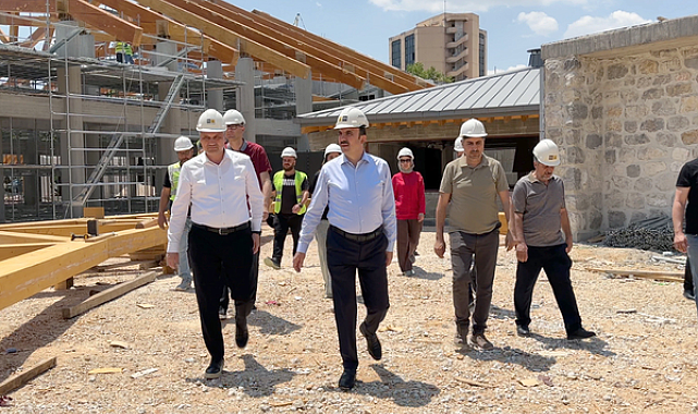 Şehir Kütüphanesi inşaatı yüzde 75 tamamlandı