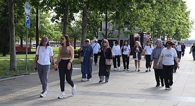 SEKA Park’ta sağlıklı yaşam yürüyüşü düzenlendi