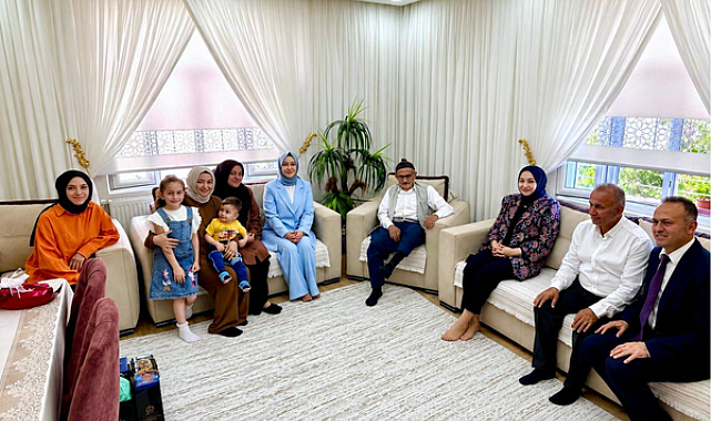 Siirt’te Milli Aile Haftası kapsamında şehit aileleri ziyaret edildi