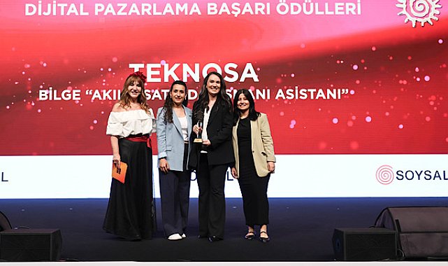 Teknosa’nın Akılla Satış Danışmanı Asistanı Bilge’ye ödül