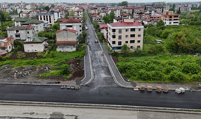 Terme’de Yeni Bulvar Yolu yapılıyor