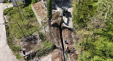 Trabzon Araklı’da, 1.600 metrelik kanalizasyon hattı tamamlandı