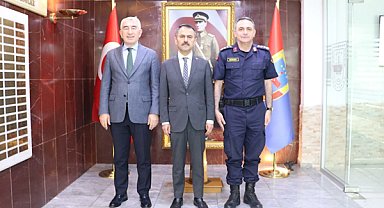 Vali Aktaş’tan Jandarma Teşkilatı’nın 187. kuruluş yıl dönümüne ziyaret