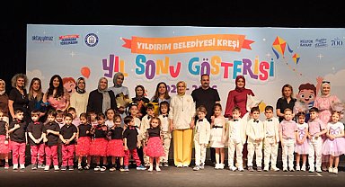 Yıldırım Belediyesi Kreşi’nde yıl sonu gösterisi ve mezuniyet töreni