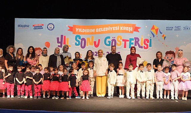 Yıldırım Belediyesi Kreşi’nde yıl sonu gösterisi ve mezuniyet töreni
