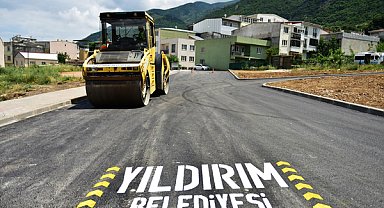 Yıldırım'da asfalt ve imar yolu çalışmaları sürüyor