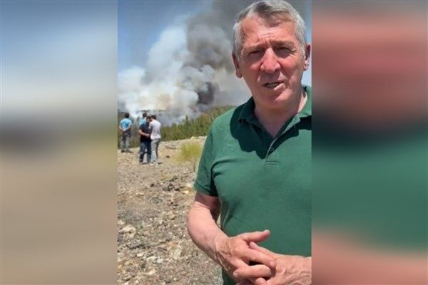 Bursa’nın Harmancık ilçesinde cumartesi günü öğleden sonra başlayan orman yangını,