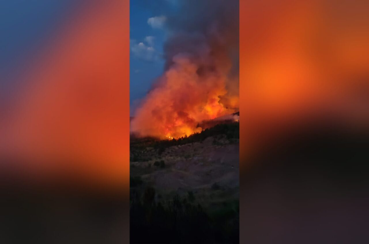Karabük'te meydana gelen orman yangınları rüzgarın da etkisiyle yayılmaya devam
