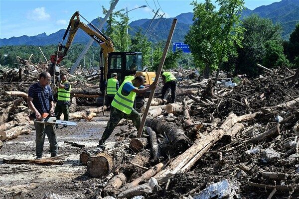 Son dönemde Çin’in doğu, kuzey ve kuzeydoğu kesimlerinde şiddetli yağışlar
