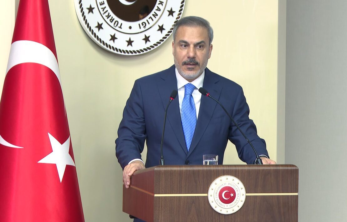 Dışişleri Bakanı Fidan, Türkiye Büyük Millet Meclisi'nde, Filistinliler için toplandığını