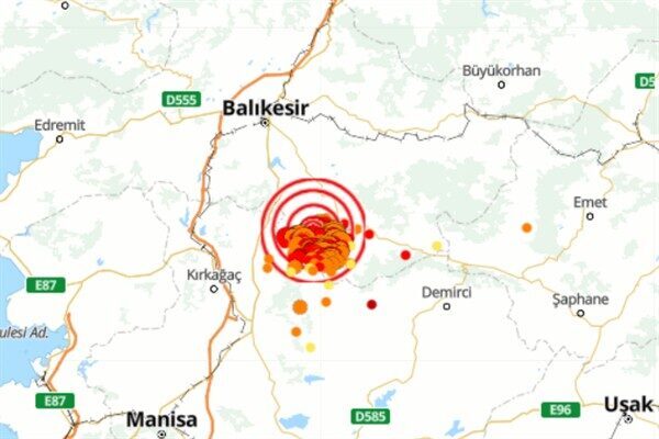 Boğaziçi Üniversitesi Kandilli Rasathanesi ve Deprem Araştırma Enstitüsü (KRDAE) verilerine