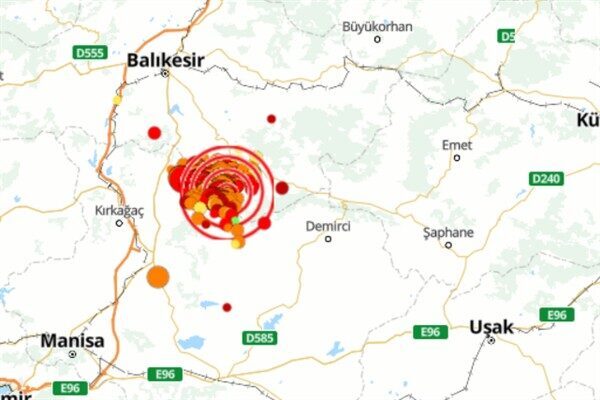 Boğaziçi Üniversitesi Kandilli Rasathanesi ve Deprem Araştırma Enstitüsü (KRDAE) verilerine