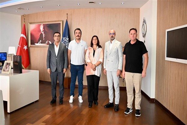 Ziyarette Özboyacı ve yönetim kurulu üyeleri, Çerçioğlu'nu Aydın'da gerçekleştirdiği başarılı