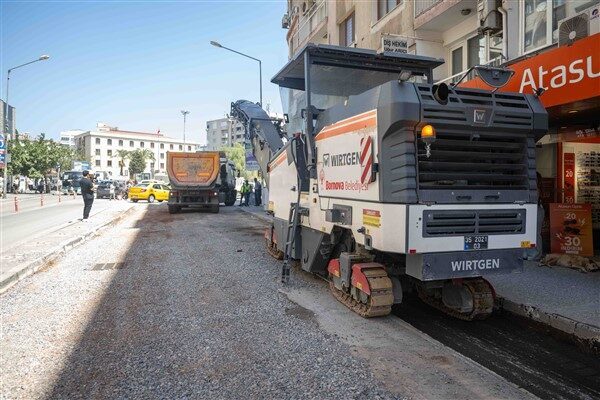 İZSU’nun yürüttüğü altyapı yenileme çalışmalarında sona yaklaşılırken, Bornova Belediyesi Fen