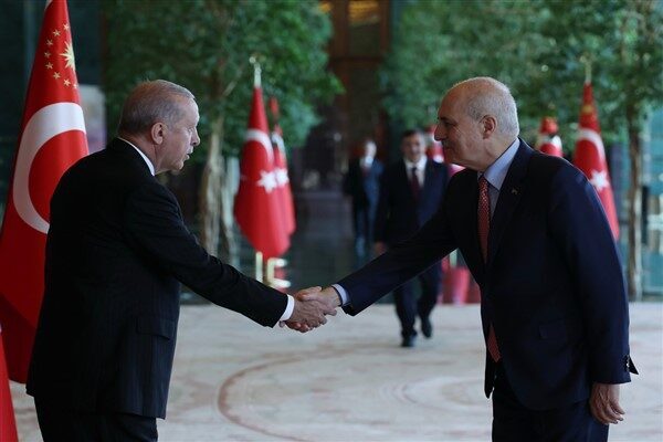 Cumhurbaşkanı Recep Tayyip Erdoğan, 30 Ağustos Zafer Bayramı tebriklerini kabul etti.