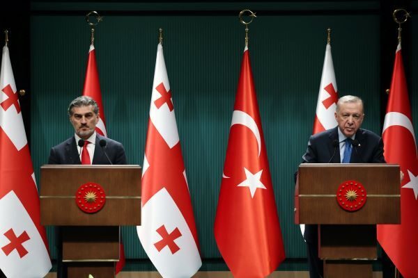 Cumhurbaşkanı Recep Tayyip Erdoğan, Gürcistan Cumhurbaşkanı Mikheil Kavelashvili ile ortak